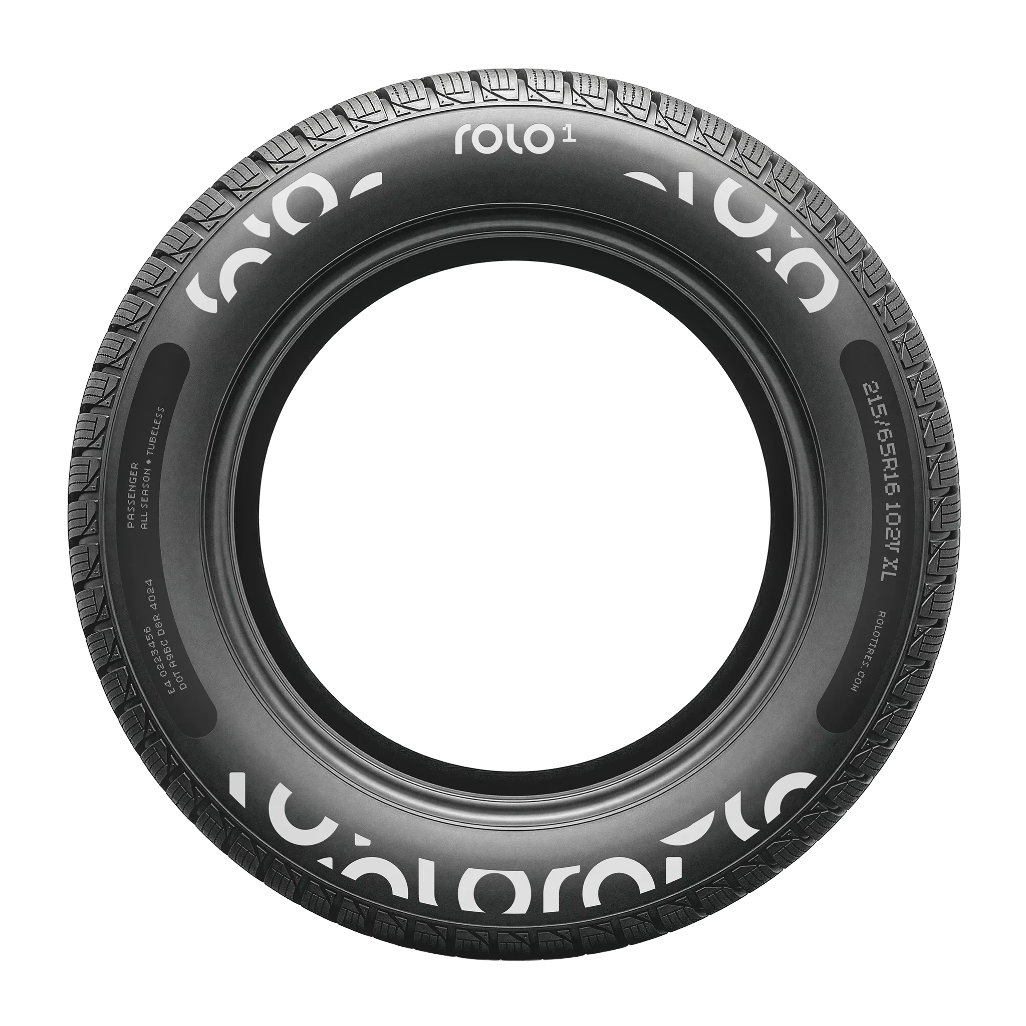 Close-up of the Rolo tire ring