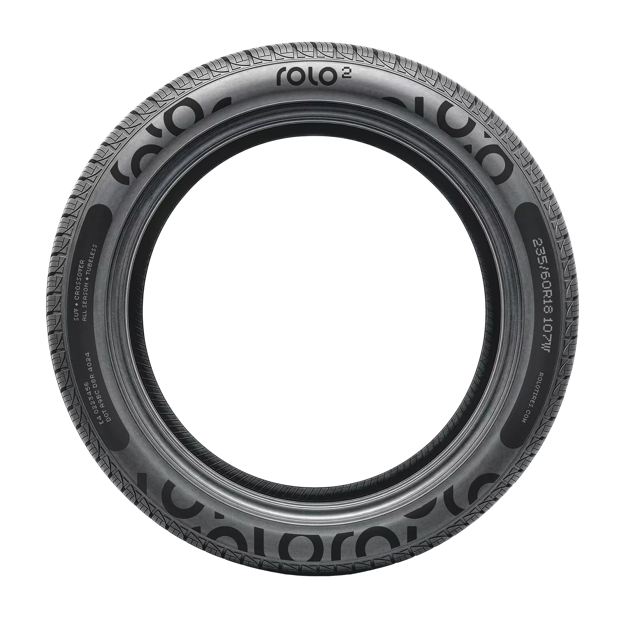 Close-up of the Rolo tyre ring