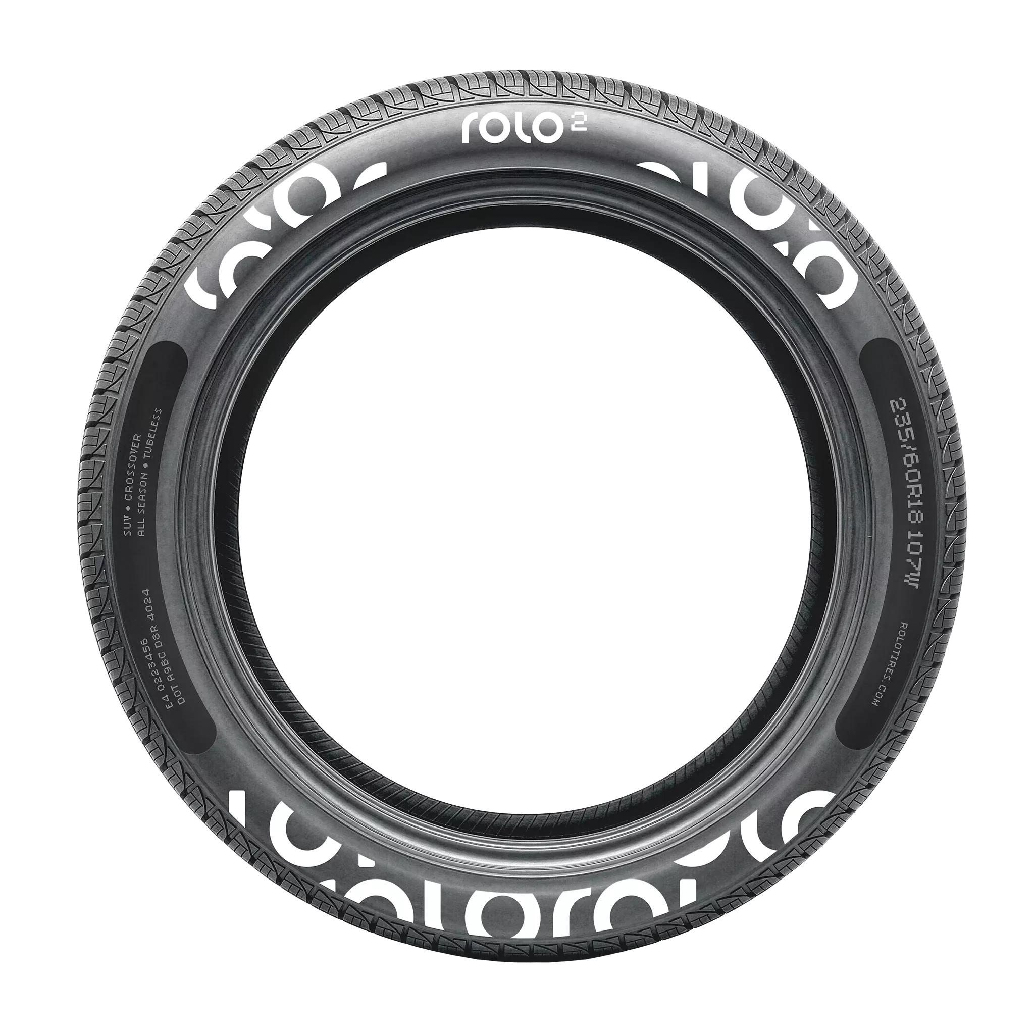 Close-up of the Rolo tyre ring