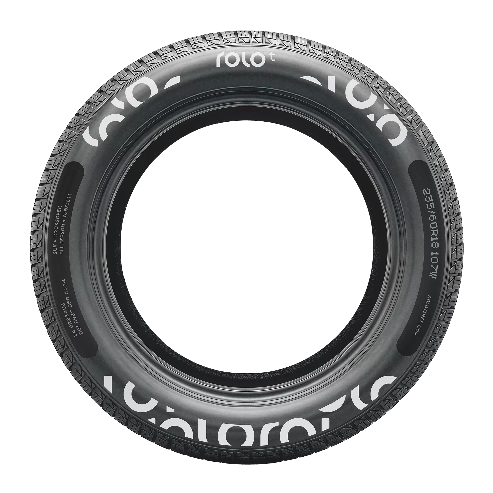 Close-up of the Rolo RT All Season tyre ring