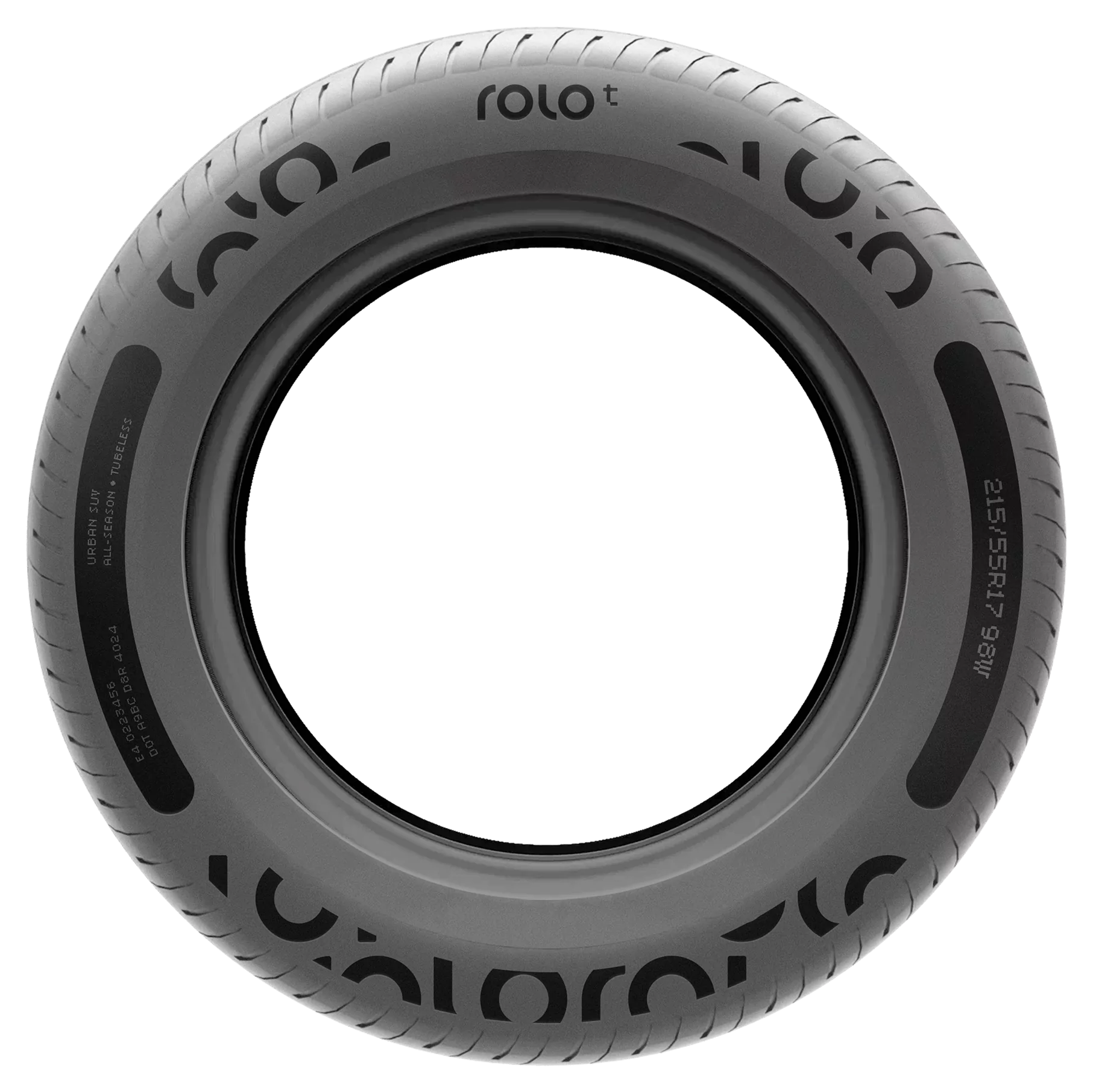 Close-up of the Rolo tyre ring